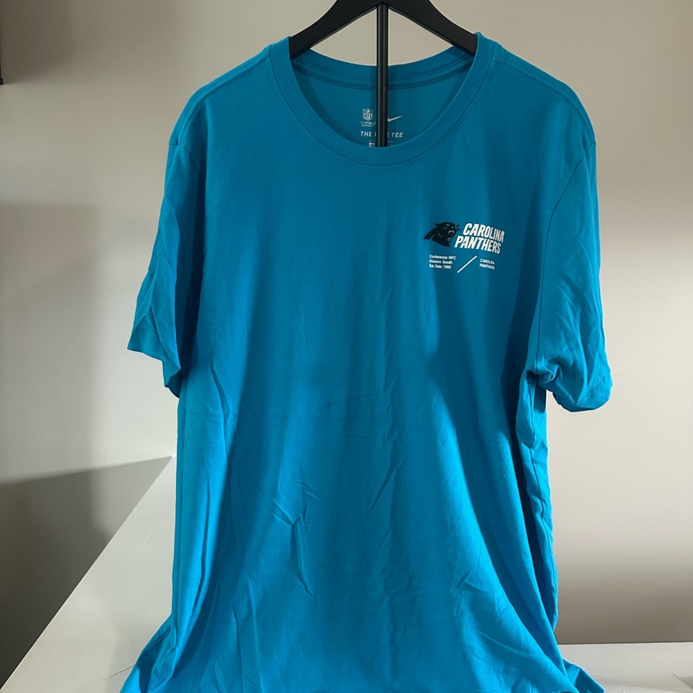 NFL Carolina Panthers Teal Short Sleeve Tee